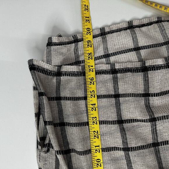 John Mark Shirt Top Womens Small Beige Boxy Knit Minimalist Casual Flowy - Picture 10 of 13